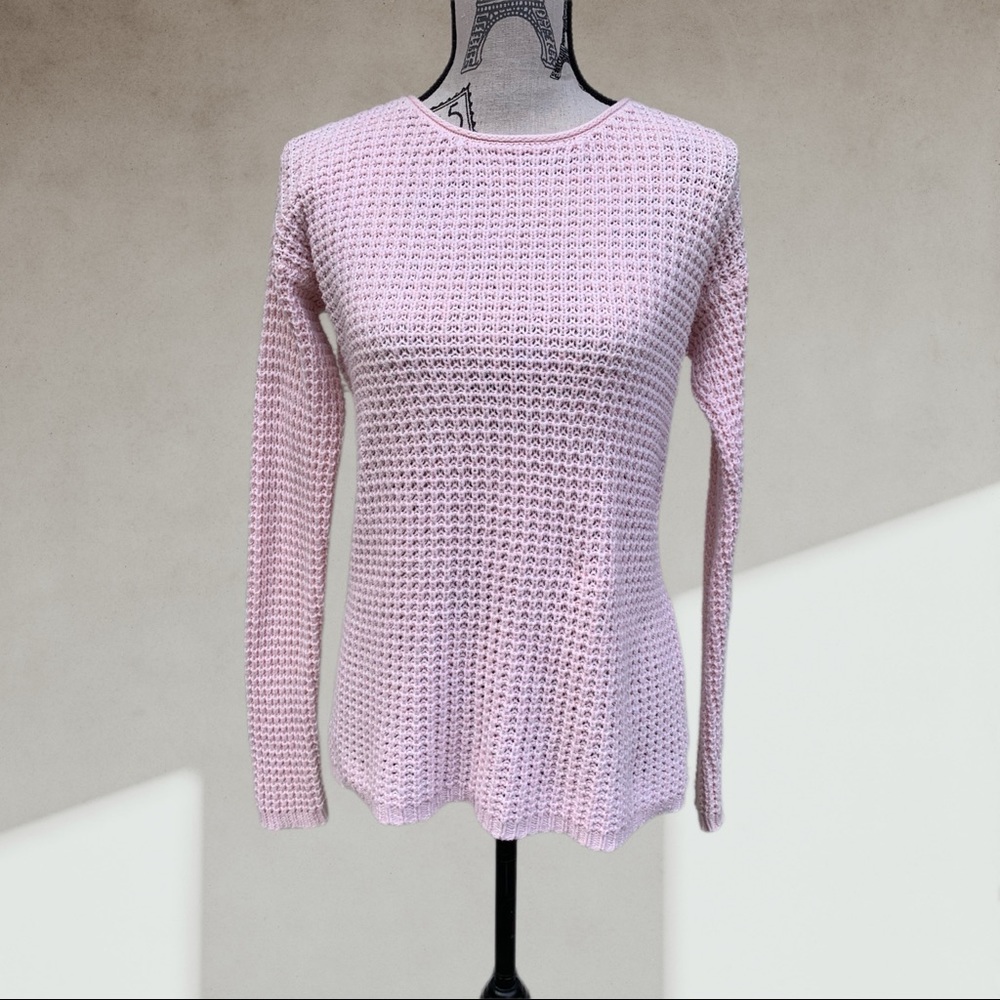 ๐ Pink double bow sweater XS-SMALL - Picture 5 of 7